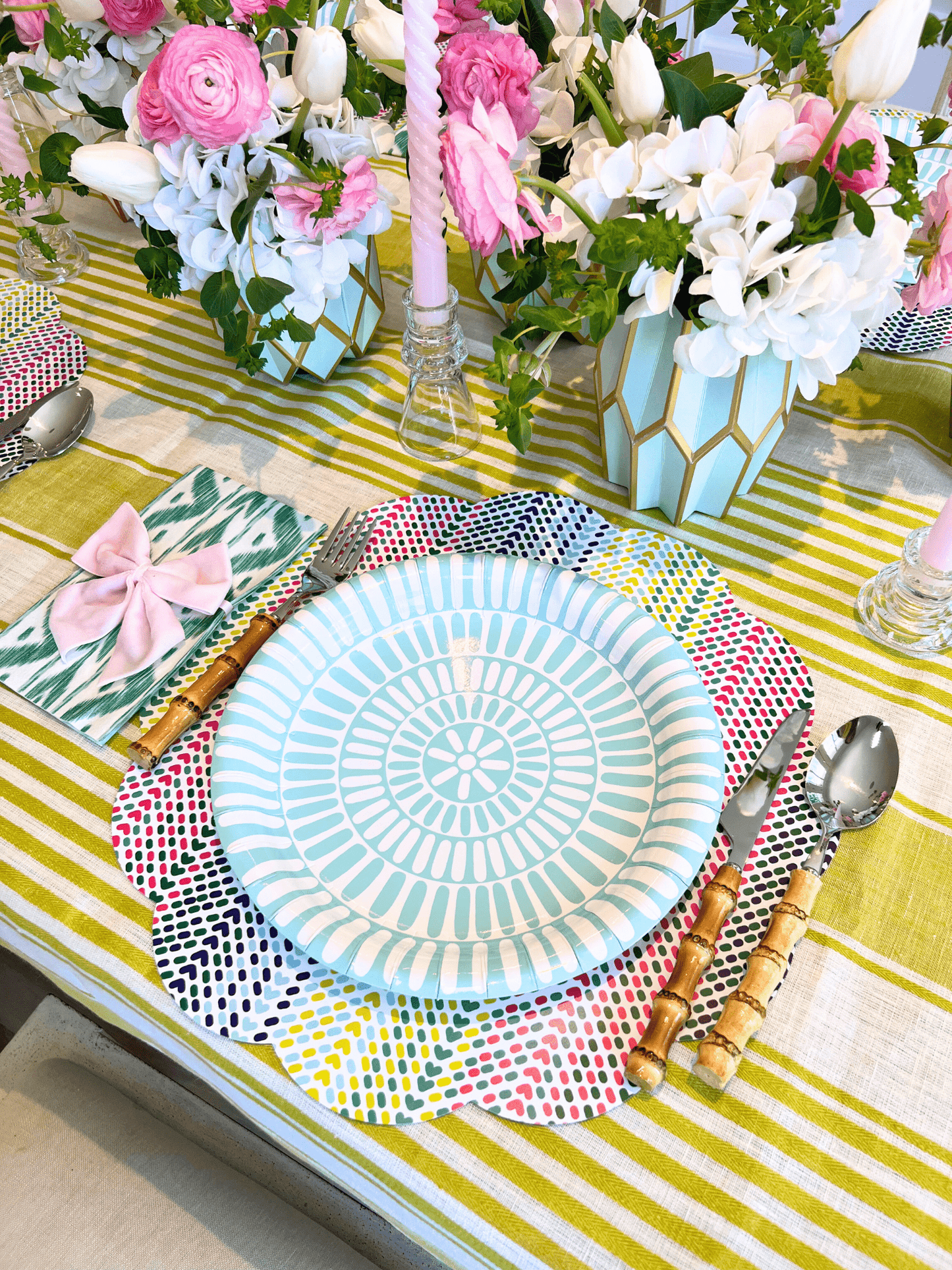 Chevron Dots Full Table Bundle