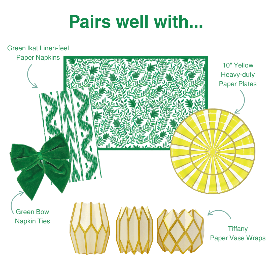 Yellow Heavy Duty Paper Plates