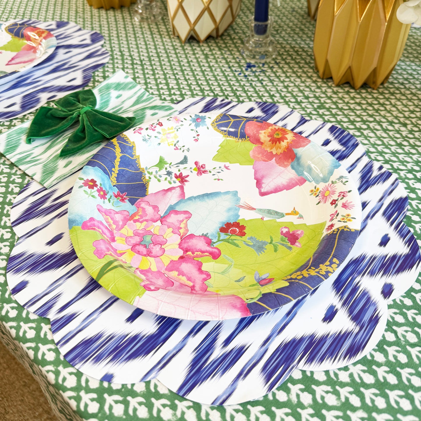 Tobacco Leaf Heavy Duty Paper Plates