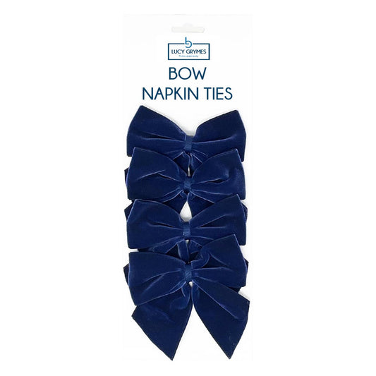 *NEW* Navy Bow Napkin Ties