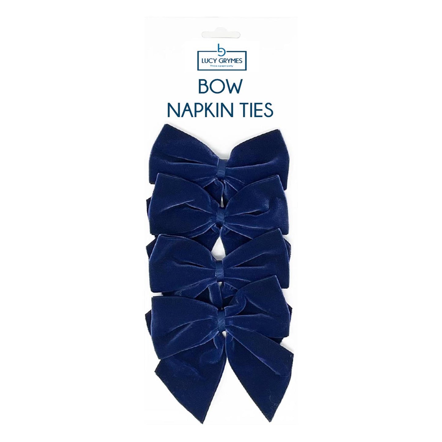 *NEW* Navy Bow Napkin Ties