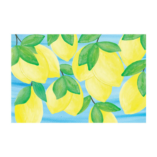 Lemon Paper Placemats