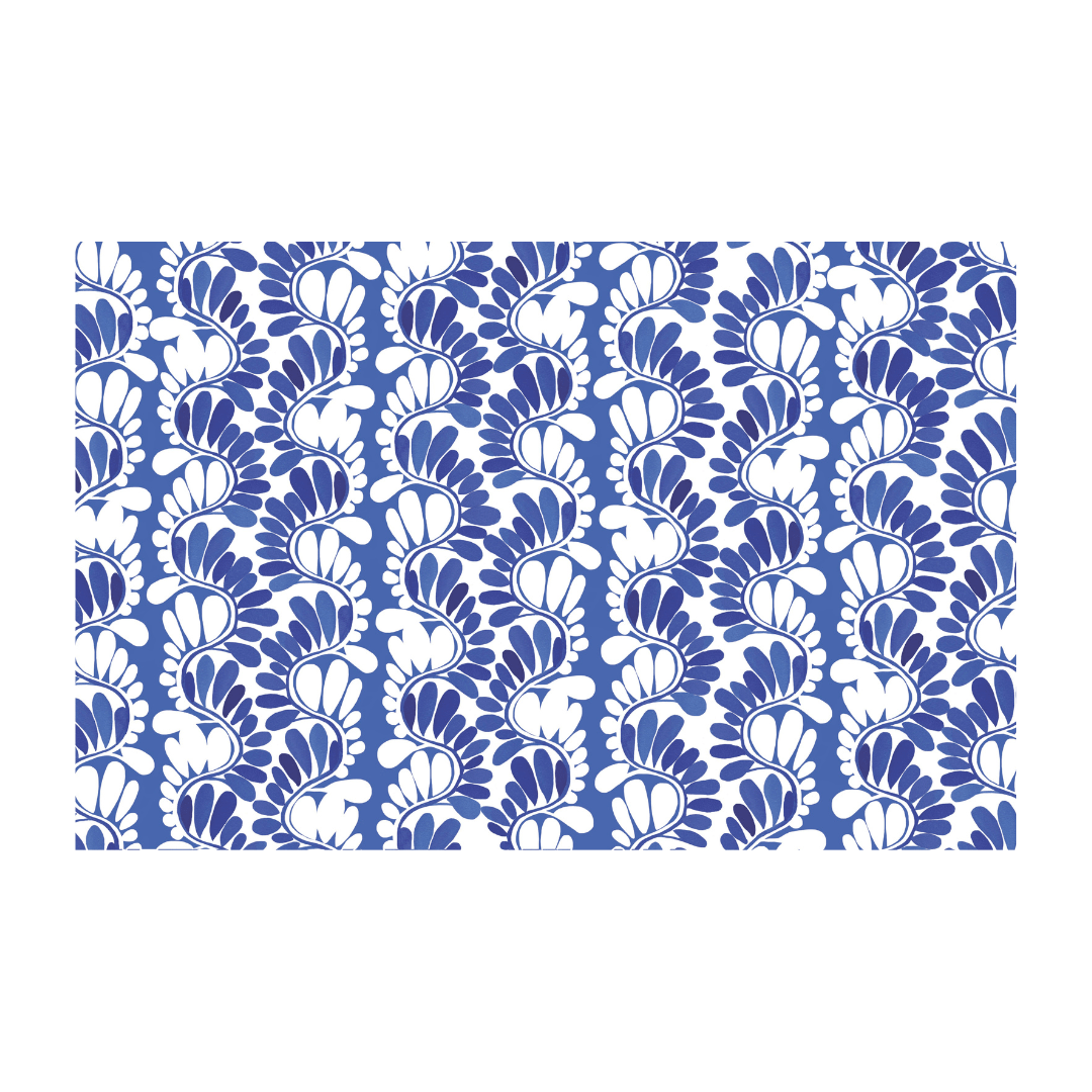 Aria Blue Paper Placemats