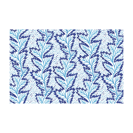 Blue Nettle Paper Placemats
