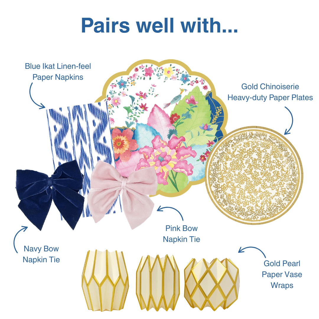 Tobacco Leaf Scalloped Paper Placemats