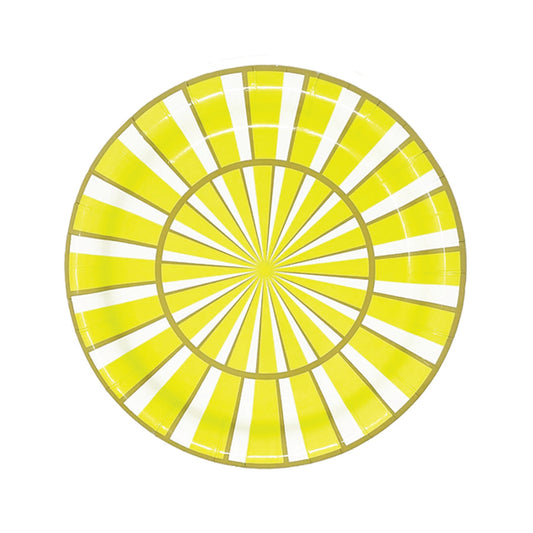 Yellow Heavy Duty Paper Plates