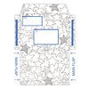 Printable envelope with star outlines that can be colored in