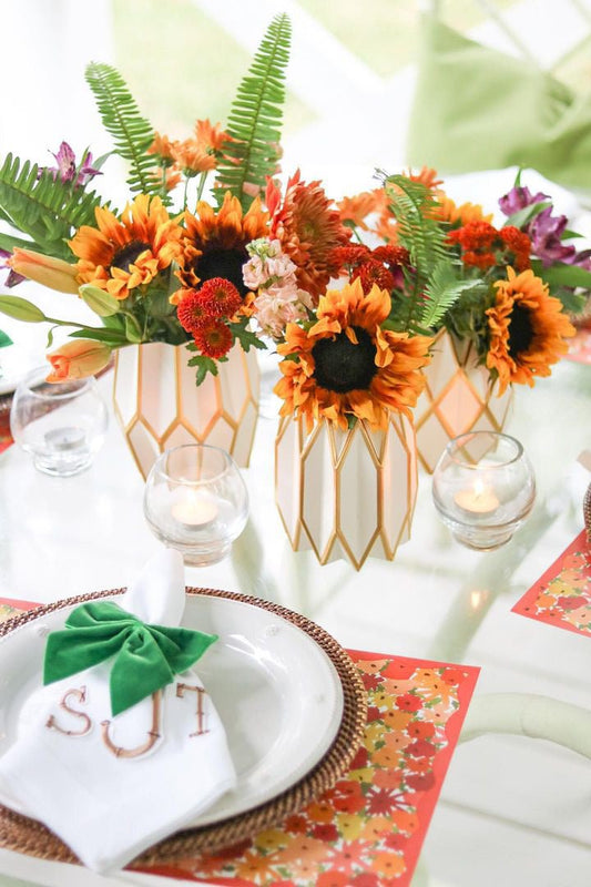Setting a Fall Table with Paper