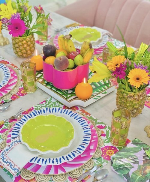 3 Ways to Style a Table with Pink