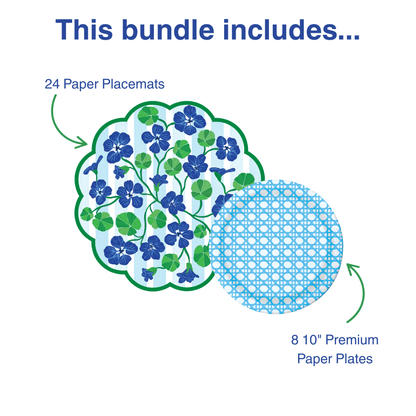 Nasturtium Tabletop Bundle (Placemats, 10" Plates)