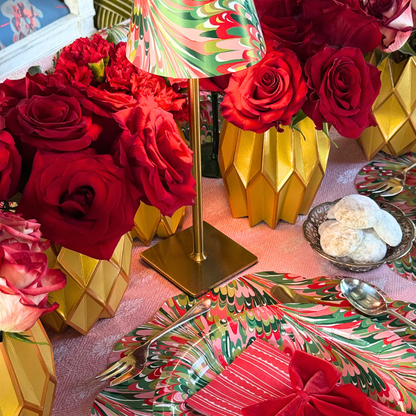 Gold Paper Vase Wraps