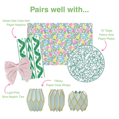 Secret Garden Paper Placemats