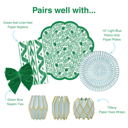 Light Blue Heavy Duty Paper Plates