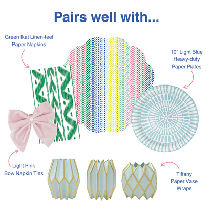 Light Blue Heavy Duty Paper Plates