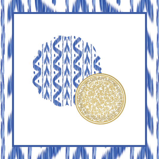 Fall Ikat Table Bundle (Placemats + Plates)