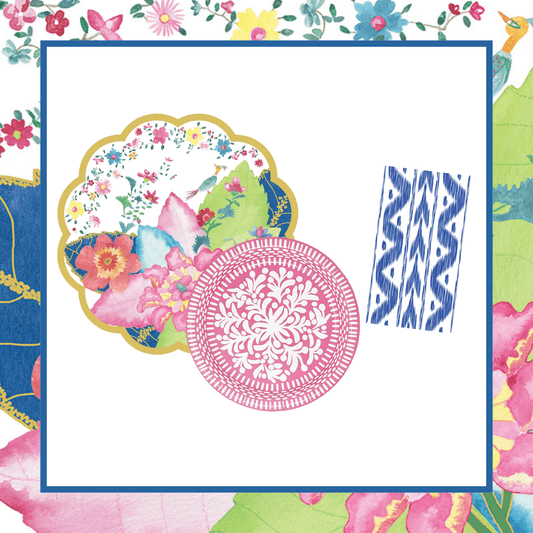 Tobacco Leaf Spring Table Bundle (Placemats + Plates + Napkins)