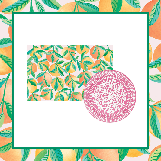 Fruit Grove Table Bundle (Placemats + Plates)