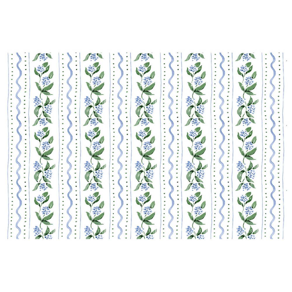 Decorative border with floral patterns on a white background