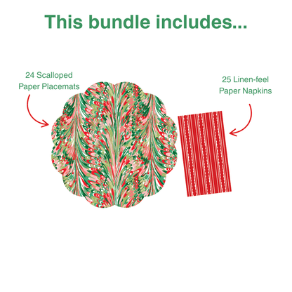 Marble Table Bundle (Placemats + Napkins)