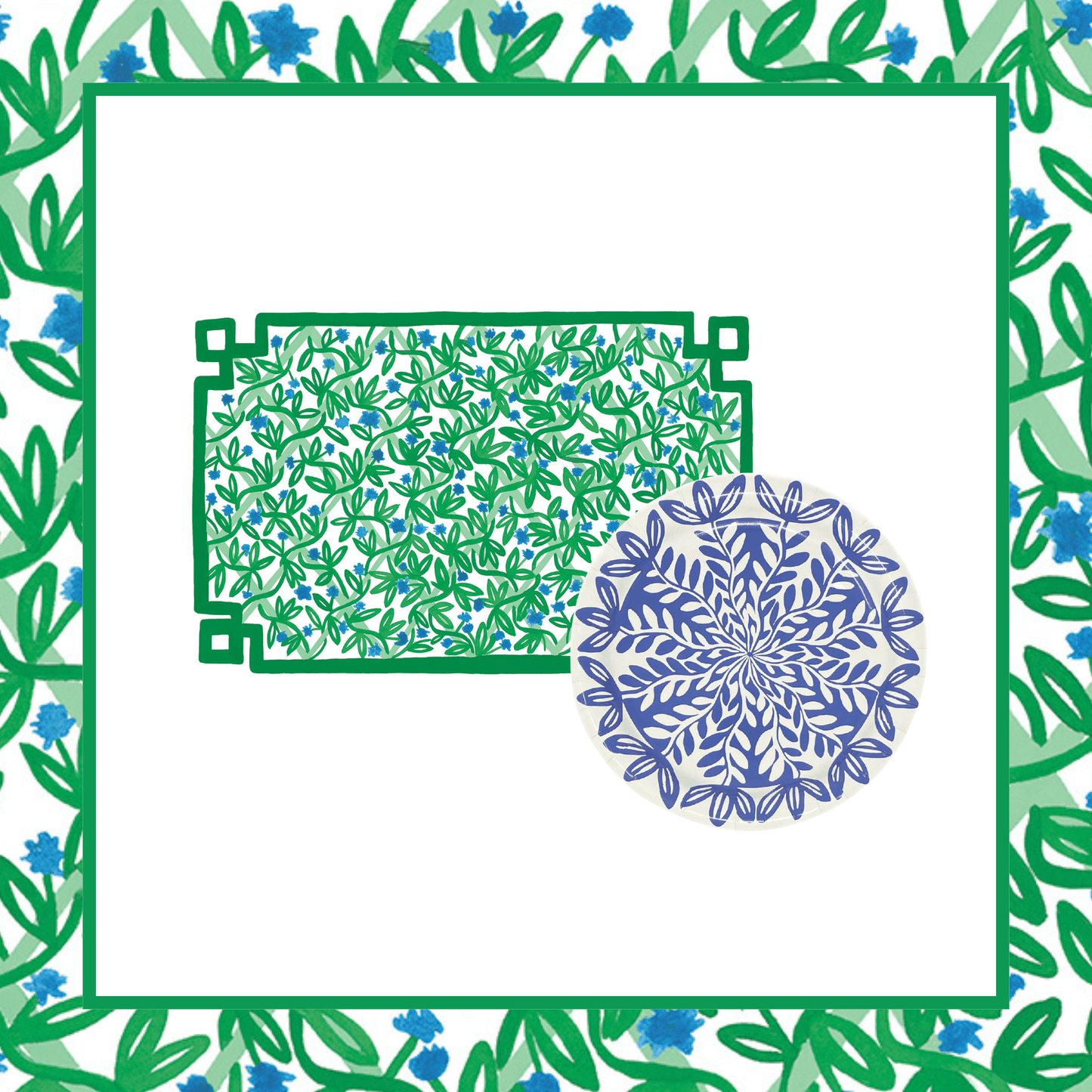 Trellis Table Bundle (Placemats + Plates)