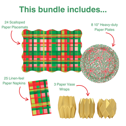 Holiday Plaid Full Table Bundle