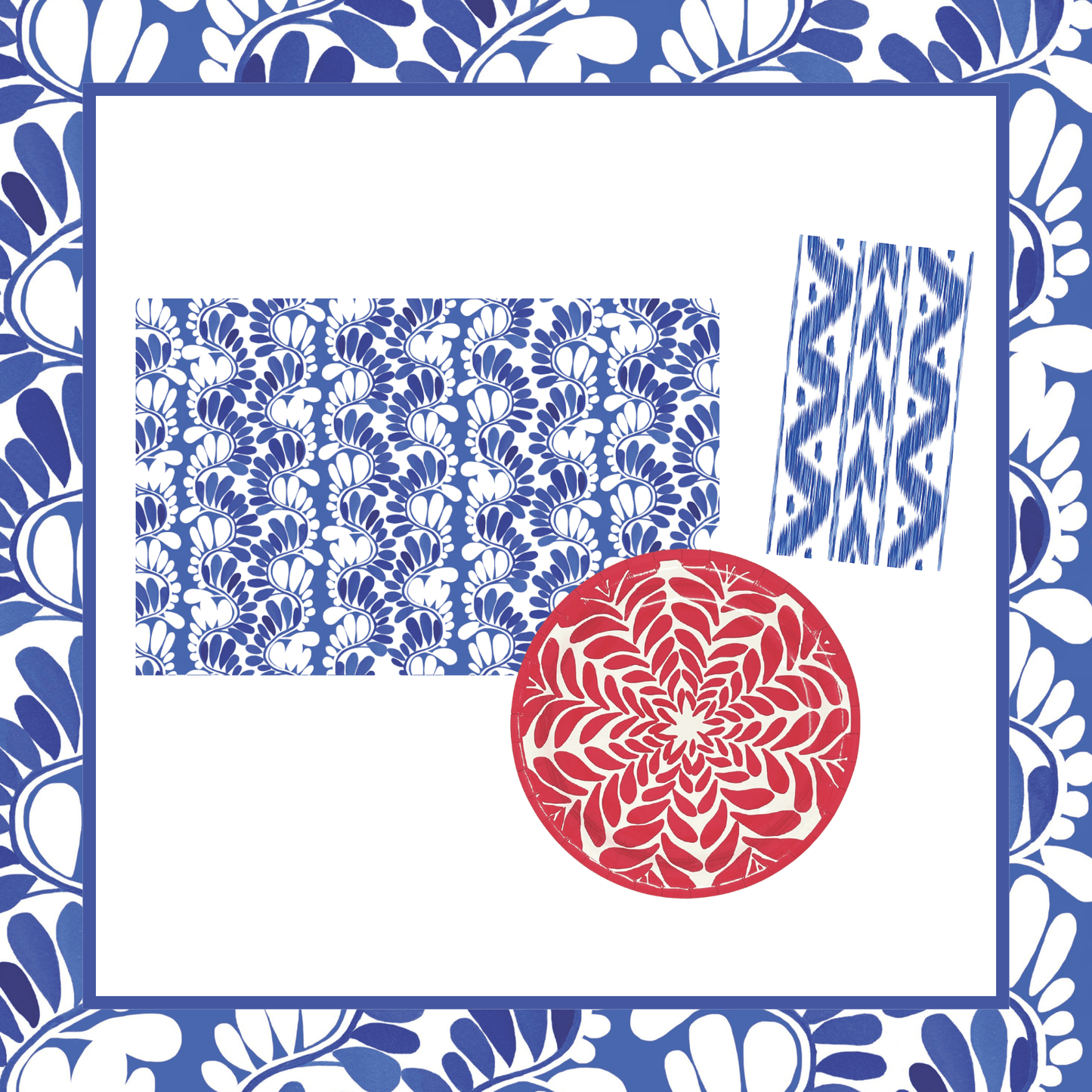 Patriotic Table Bundle (Placemats + Plates + Napkins)