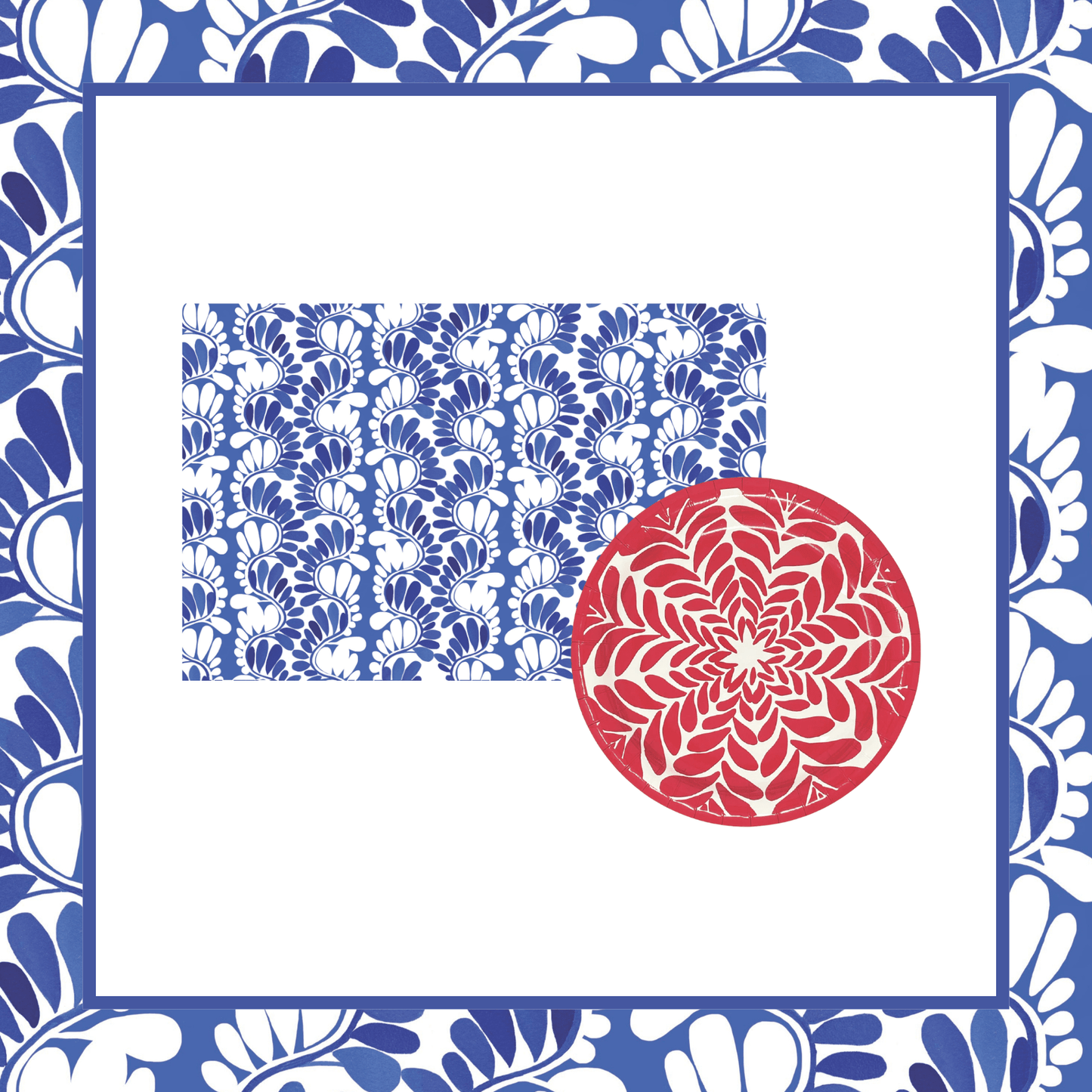 Patriotic Table Bundle (Placemats + Plates)