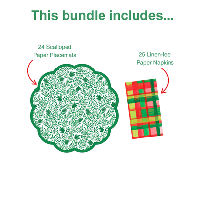 Vine 2 Table Bundle (Placemats + Napkins)