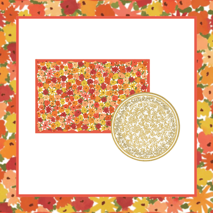 Fall Florals Table Bundle (Placemats + Plates)