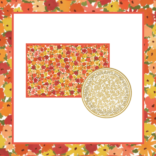 Fall Florals Table Bundle (Placemats + Plates)