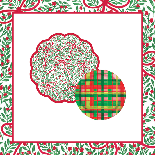 Bow Garden 2 Table Bundle (Placemats + 10" Plates)