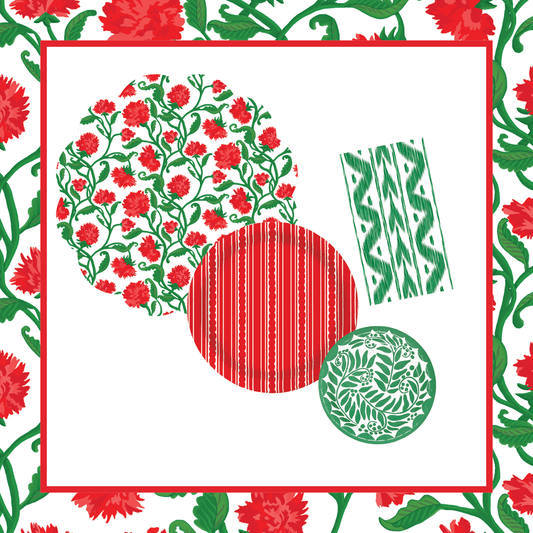 Carnation 2 Table Bundle (Placemats + 7" Plates + 10" Plates + Napkins)