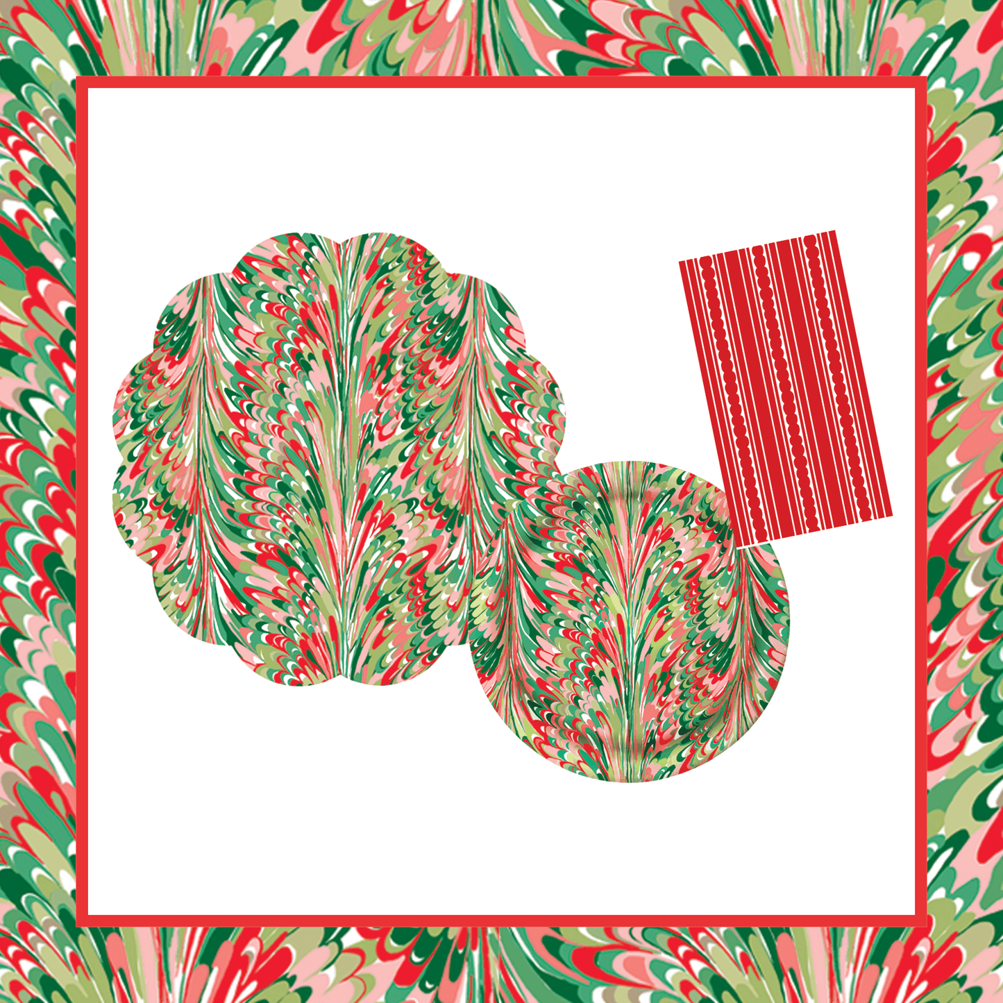 Marble Table Bundle (Placemats + 10" Plates + Napkins)