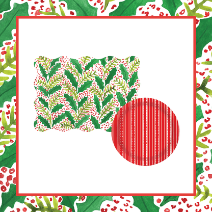 Jolly Holly 2 Table Bundle (Placemats + 10" Plates)