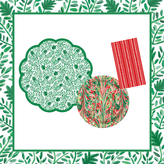 Vine 1 Table Bundle (Placemats + 10" Plates + Napkins)