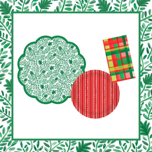 Vine 2 Table Bundle (Placemats + 10" Plates + Napkins)