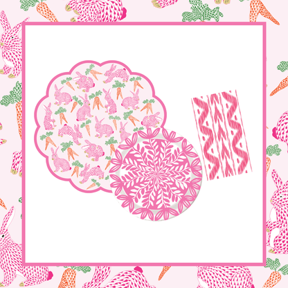 Herend Bunny Tabletop Bundle (Placemats, 10" Plates, Napkins)