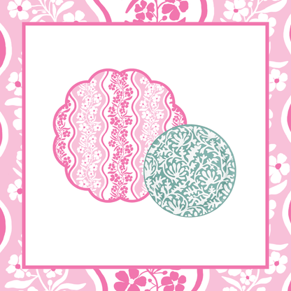 Pink Posey Tabletop Bundle (Placemats, 10" Plates)