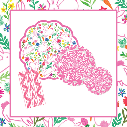 Bunny Garden Tabletop Bundle (Placemats, Plates, Napkins)