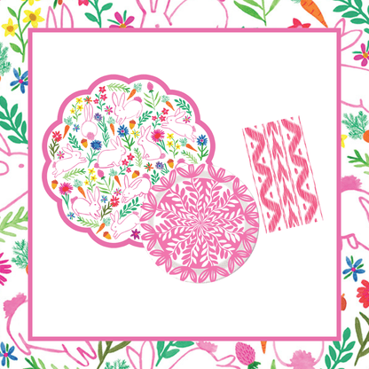 Bunny Garden Tabletop Bundle (Placemats, 10" Plates, Napkins)