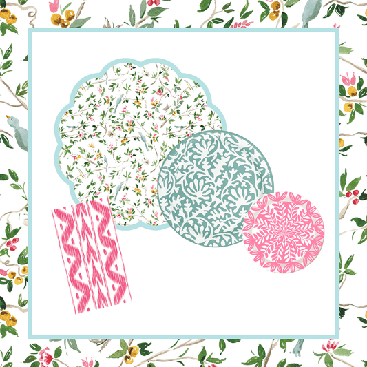 Lila x Camilla Moss Tabletop Bundle (Placemats, Plates, Napkins)