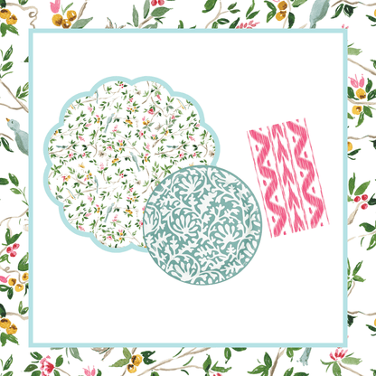 Lila x Camilla Moss Tabletop Bundle (Placemats, 10" Plates, Napkins)
