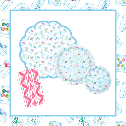 Mahjong Tabletop Bundle (Placemats, Plates, Napkins)