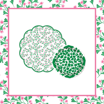 Cherry Blossom Tabletop Bundle (Placemats, 10" Plates)
