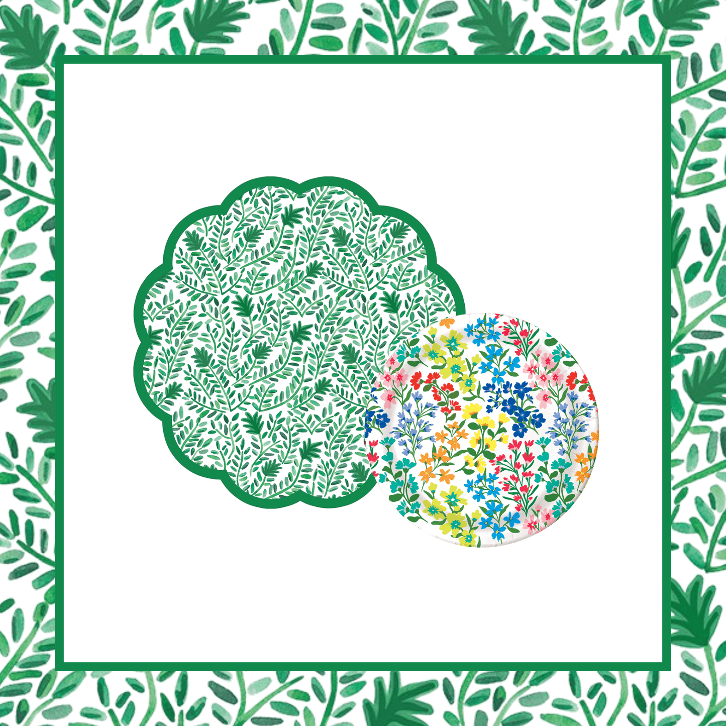 Vine Tabletop Bundle (Placemats, 10" Plates)