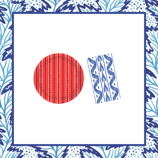 Blue Nettle Patriotic Tabletop Bundle (Plates, Napkins)