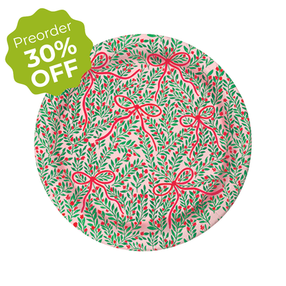 Bow Garden Premium Paper Plates
