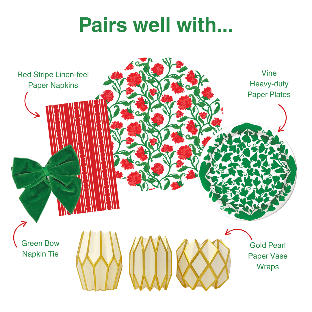 Carnation Scalloped Paper Placemats