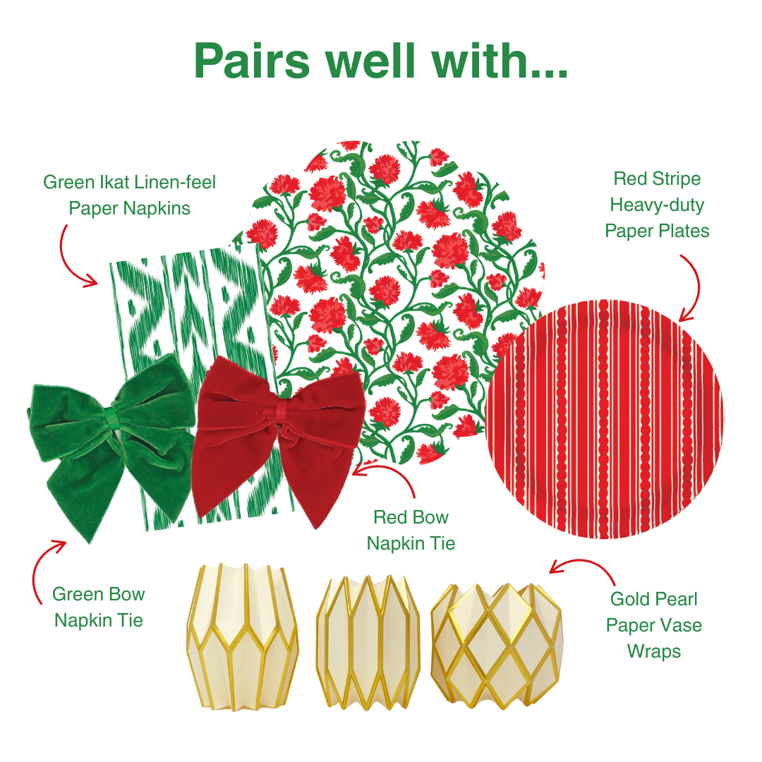 Carnation Scalloped Paper Placemats