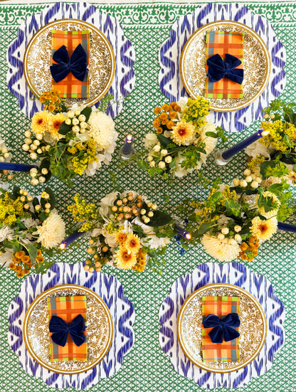 Fall Ikat Table Bundle (Placemats + Plates + Napkins)